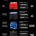 Umbro Calzoncillos Hombre Boxer 100% Algodón Pack 5