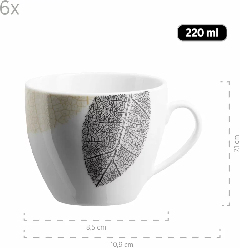 Vajilla MÄSER Jonas de porcelana para 6 personas, 30 piezas