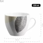 Vajilla MÄSER Jonas de porcelana para 6 personas, 30 piezas