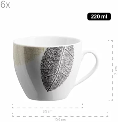 Vajilla MÄSER Jonas de porcelana para 6 personas, 30 piezas