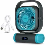 Ventilador portátil MEDION E10 TF con batería y mando
