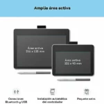 Wacom One Medium, tableta gráfica con lápiz sin batería