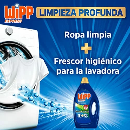Wipp Express Limpieza Profunda Higiene y Antiolores 55 lavados 2×1 por 15,30 euros