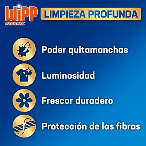 Wipp Express Limpieza Profunda Higiene y Antiolores 55 lavados 2×1 por 15,30 euros
