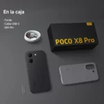 XIAOMI POCO X8 Pro Smartphone de 12+512GB Negro Batería de 6500mAh