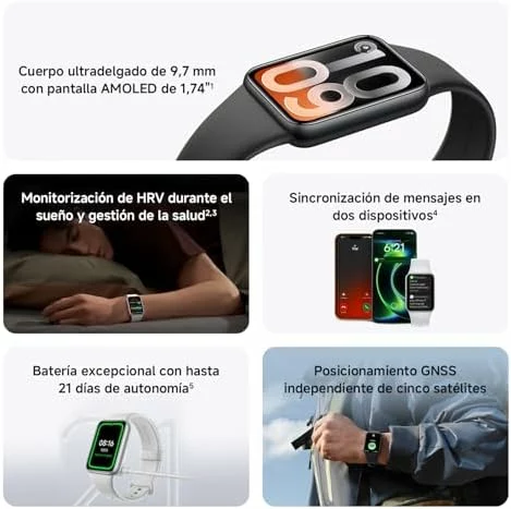 Xiaomi Smart Band 10 Pro pulsera inteligente negra
