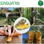Zapatillas minimalistas SAGUARO barefoot de trail y agua, amarillo