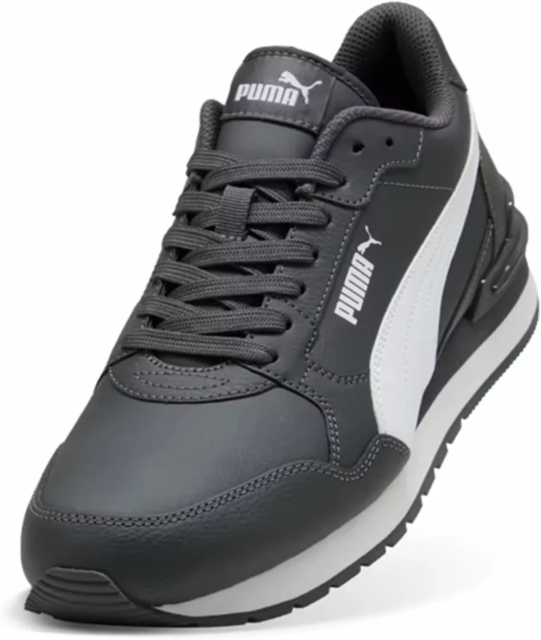 Zapatillas unisex Puma ST Runner V4 L gris y blanco