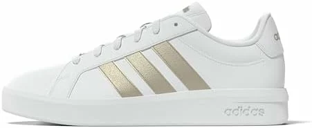 adidas Grand Court Base 3.0 para mujer, blanco