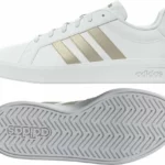 adidas Grand Court Base 3.0 para mujer, blanco