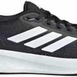 adidas Runfalcon 5 Wide para mujer, zapatillas de running negras y blancas