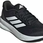 adidas Runfalcon 5 Wide para mujer, zapatillas de running negras y blancas