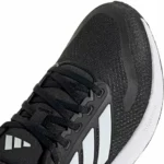 adidas Runfalcon 5 Wide para mujer, zapatillas de running negras y blancas