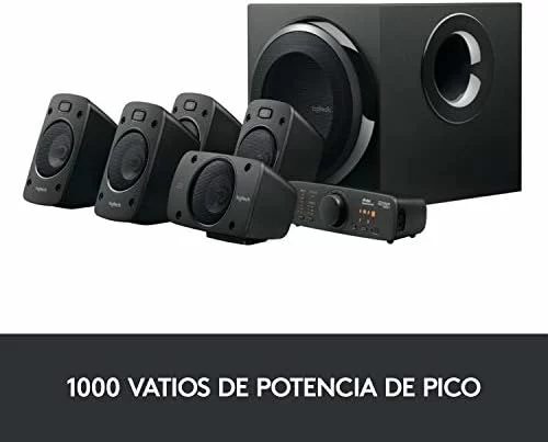 Altavoz Logitech Z906, sistema de altavoces 5.1 con sonido envolvente THX