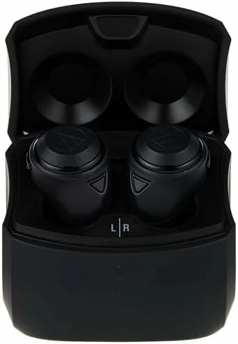 Audio-Technica ATH-CKS50TWBK Auriculares Bluetooth inalámbricos negros, USB-C e IPX4