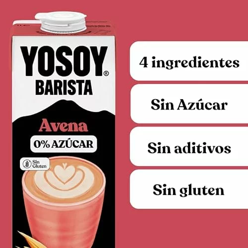 Bebida de avena Barista sin azúcar pack de 6 x 1 L