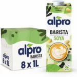 Bebida vegetal de soja Alpro Barista, pack de 8 x 1 l