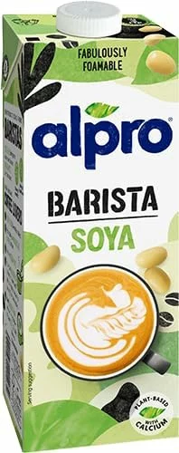 Bebida vegetal de soja Alpro Barista, pack de 8 x 1 l