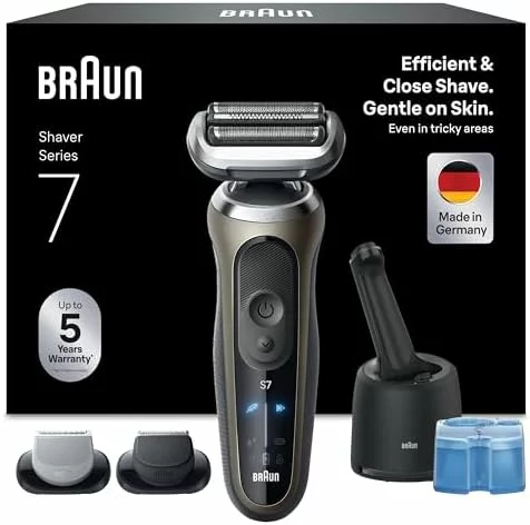 Braun Series 7 Afeitadora Eléctrica Hombre, 72-C7650CC, Oro