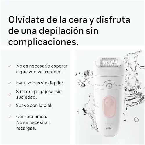 Braun Silk·épil 5 depiladora eléctrica sin cable rosa 5-251