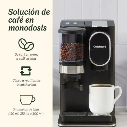 Cafetera Cuisinart Grind And Brew One Cup