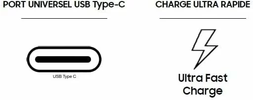Cargador Samsung USB-C 25 W original negro