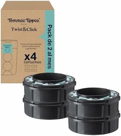 Cartuchos de recambio Tommee Tippee Twist & Click, lote de 4