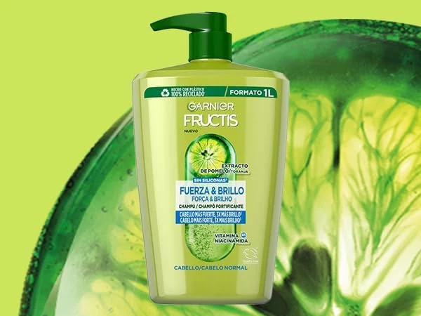 Champú Garnier Fructis Fuerza & Brillo XXL 1 litro 1000ML pack x3 17.40 por 17.40