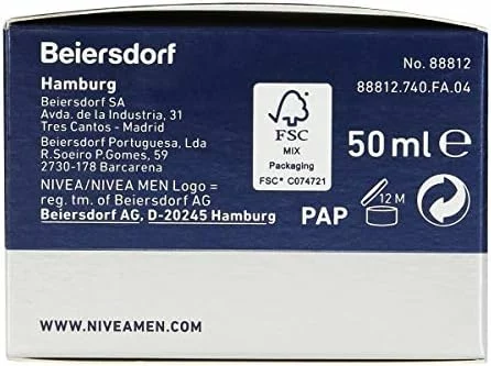 Colonia Crema hidratante facial NIVEA MEN Protege & Cuida 50 ml Pack 1 x 50 ml