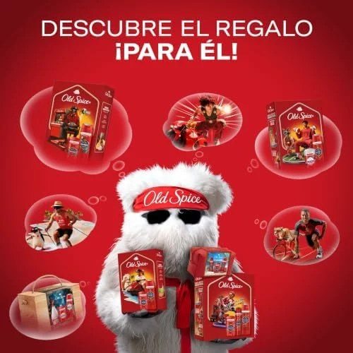 Set regalo Old Spice Captain con neceser, desodorante en barra y gel de ducha