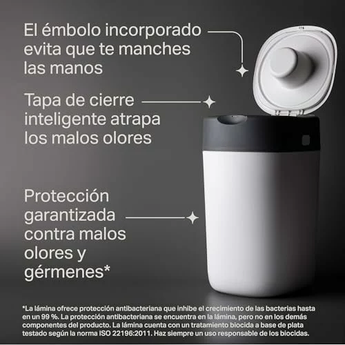 Contenedor de pañales Tommee Tippee Twist & Click con 2 cartuchos
