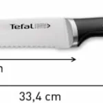 Cuchillo para pan Tefal Ice Force de 20 cm