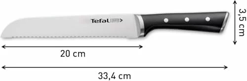 Cuchillo para pan Tefal Ice Force de 20 cm