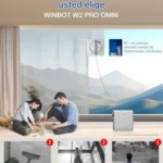 ECOVACS Winbot W2 Pro Omni robot limpiacristales con estación multifunción