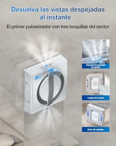 ECOVACS Winbot W2 Pro Omni robot limpiacristales con estación multifunción