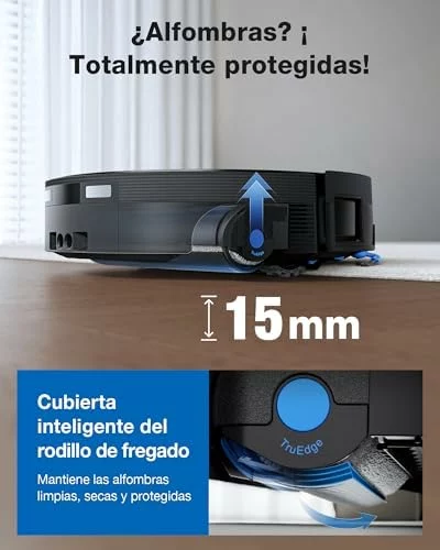 ECOVACS X12 OMNICYCLONE Care Complete Robot Aspirador y fregasuelos,22000pa