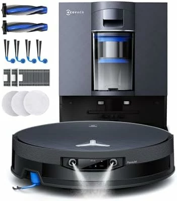 ECOVACS X12 OMNICYCLONE Care Complete Robot Aspirador y fregasuelos,22000pa