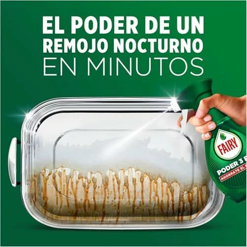 Fairy Spray Poder Sin Remojo PreTratamiento Limón 650ml + 3 Recargas 500ml