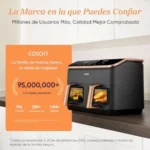 Freidora de aire Cosori 8,5L de doble cesta con ventana