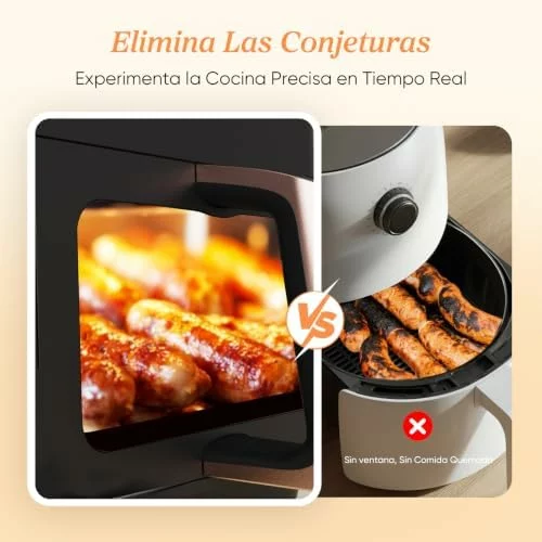 Freidora de aire Cosori 8,5L de doble cesta con ventana