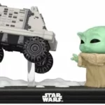 Funko Pop! Moments The Mandalorian y Grogu con droide ratón polar