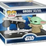 Funko Pop! Moments The Mandalorian y Grogu con droide ratón polar