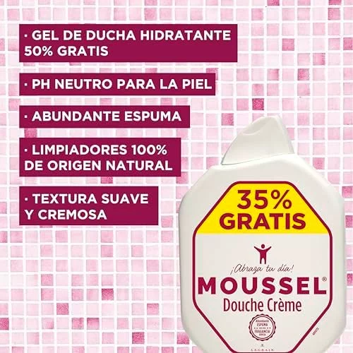 Gel de ducha cremoso Moussel 650 ml + 250 ml gratis 3×2 por 9,72 euros