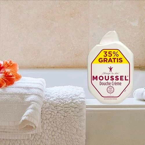 Gel de ducha cremoso Moussel 650 ml + 250 ml gratis 3×2 por 9,72 euros