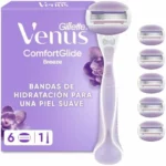 Gillette Venus ComfortGlide Breeze, maquinilla de afeitar para mujer con 6 recambios