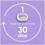 Gillette Venus ComfortGlide Breeze, maquinilla de afeitar para mujer con 6 recambios