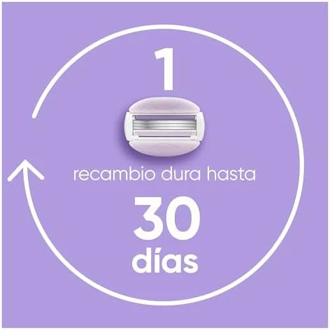 Gillette Venus ComfortGlide Breeze, maquinilla de afeitar para mujer con 6 recambios