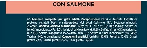 Gourmet Perle Filetini en salsa con salmón, 26 bolsitas
