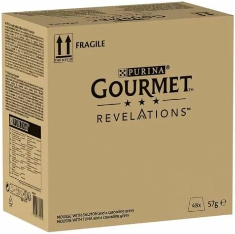 Gourmet Revelations mousse de salmón y atún para gato