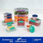 Juego de 20 recipientes herméticos Sistema